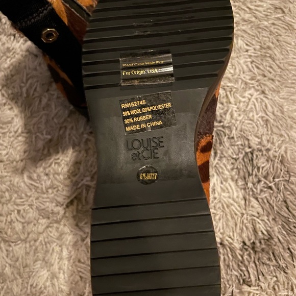 NWOT Louise Et Cie leopard Chelsea boots - Picture 6 of 6